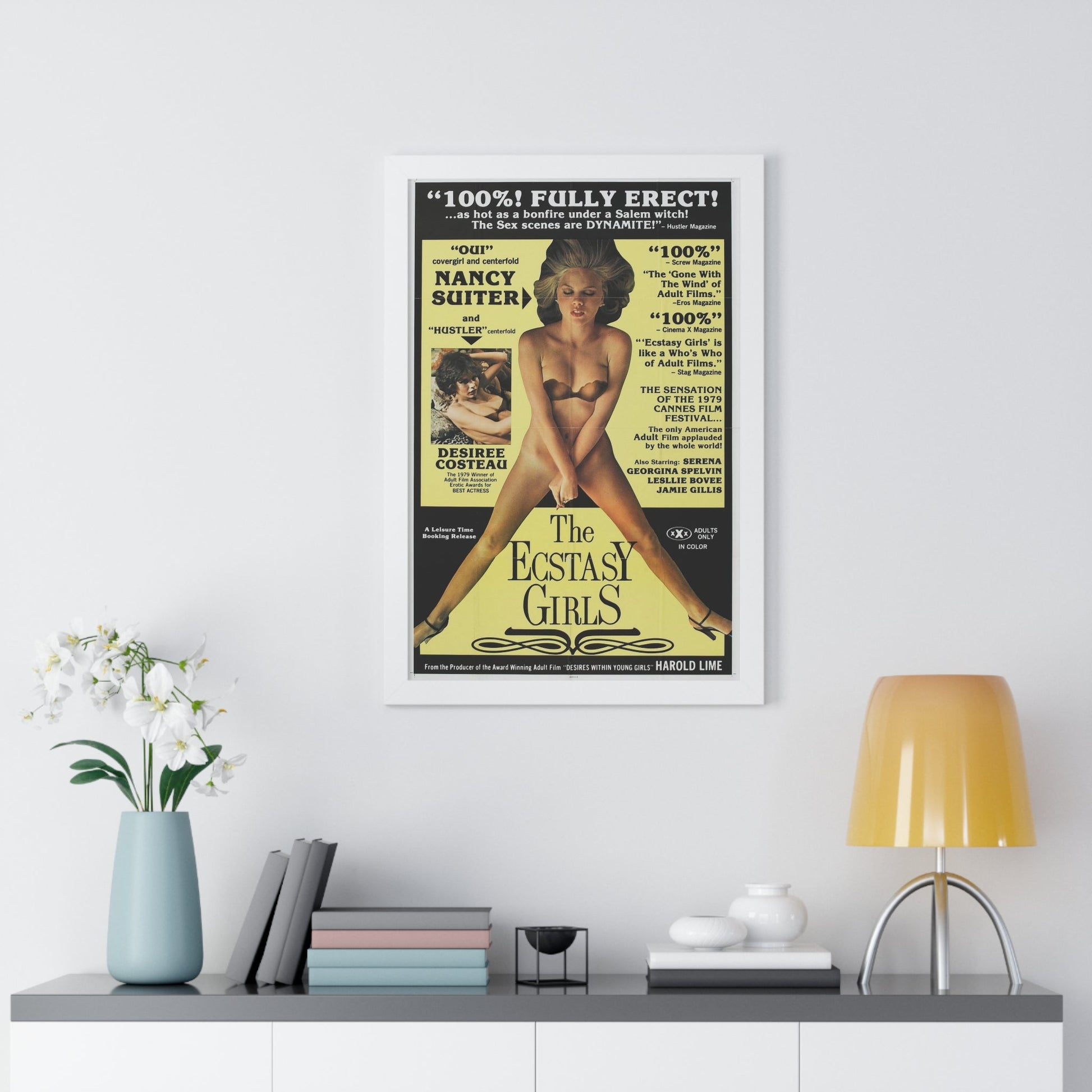 THE ECSTASY GIRLS 1979 - Framed Movie Poster-The Sticker Space