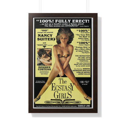 THE ECSTASY GIRLS 1979 - Framed Movie Poster-20" x 30"-The Sticker Space