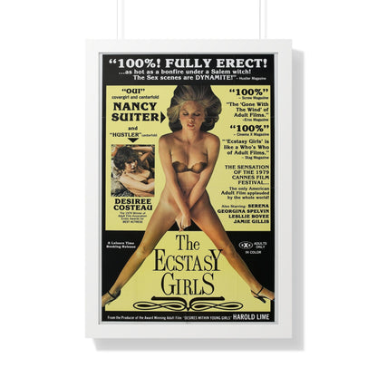 THE ECSTASY GIRLS 1979 - Framed Movie Poster-20" x 30"-The Sticker Space