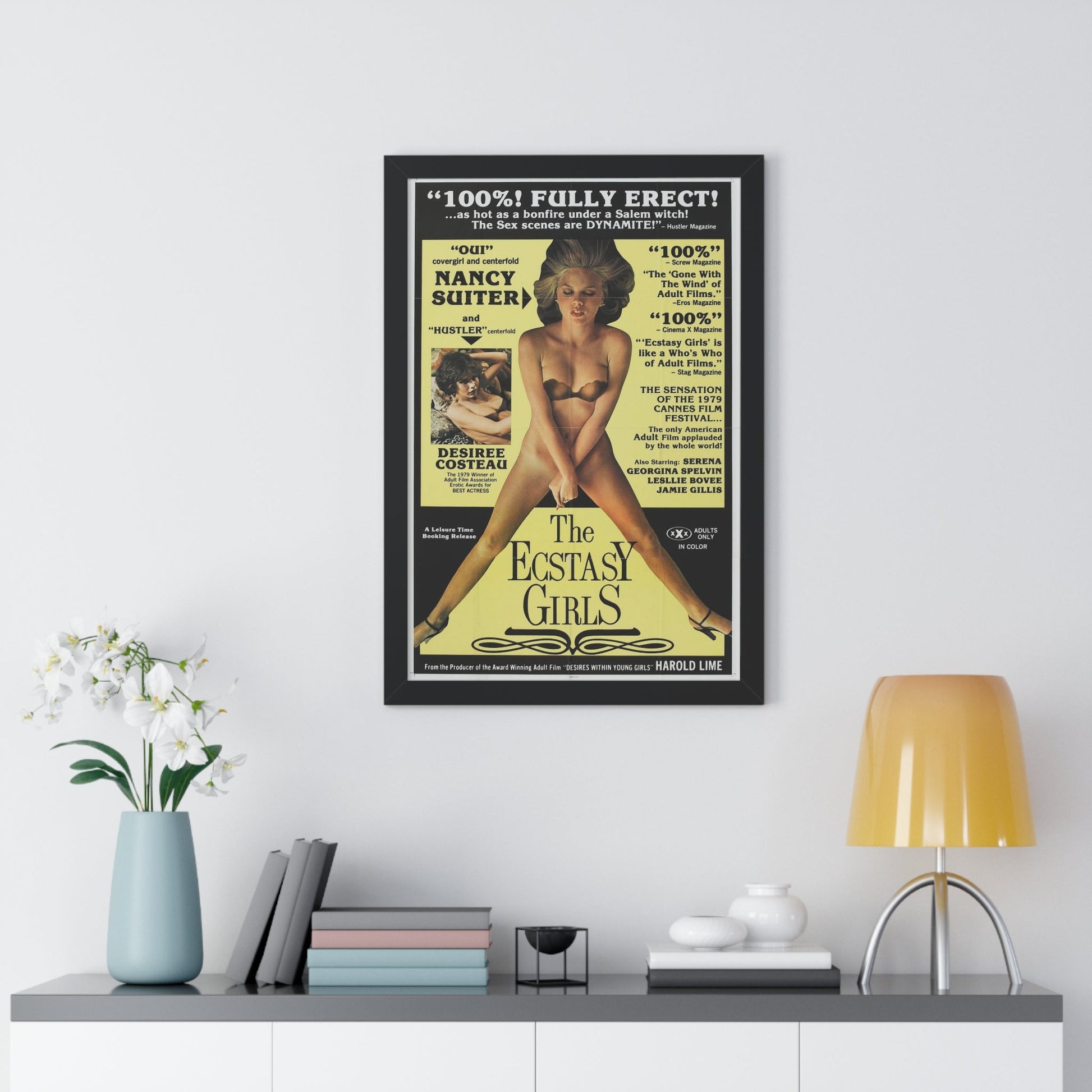 THE ECSTASY GIRLS 1979 - Framed Movie Poster-The Sticker Space