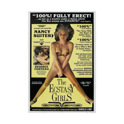 THE ECSTASY GIRLS 1979 - Paper Movie Poster - The Sticker Space