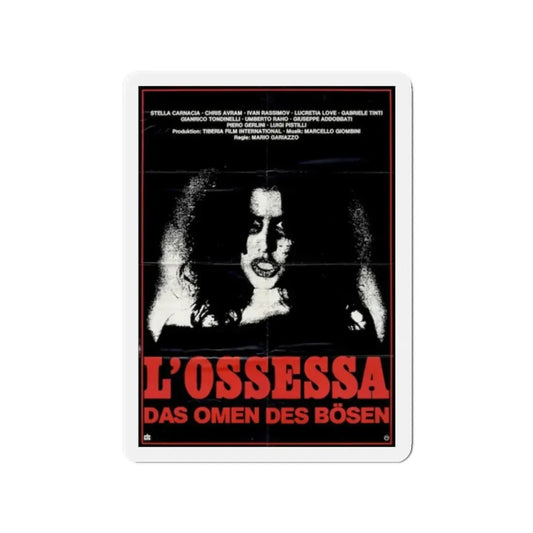 THE EERIE MIDNIGHT HORROR SHOW (THE SEXORCIST) 1974 Movie Poster - Refrigerator Magnet 2 Inch Die-Cut - The Sticker Space