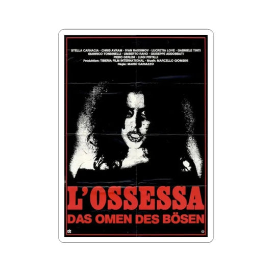 THE EERIE MIDNIGHT HORROR SHOW (THE SEXORCIST) 1974 Movie Poster - STICKER Vinyl Kiss-Cut Decal 2 Inch White - The Sticker Space