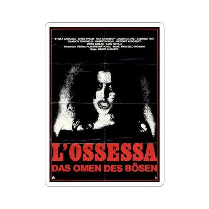 THE EERIE MIDNIGHT HORROR SHOW (THE SEXORCIST) 1974 Movie Poster - STICKER Vinyl Kiss-Cut Decal 4 Inch White - The Sticker Space