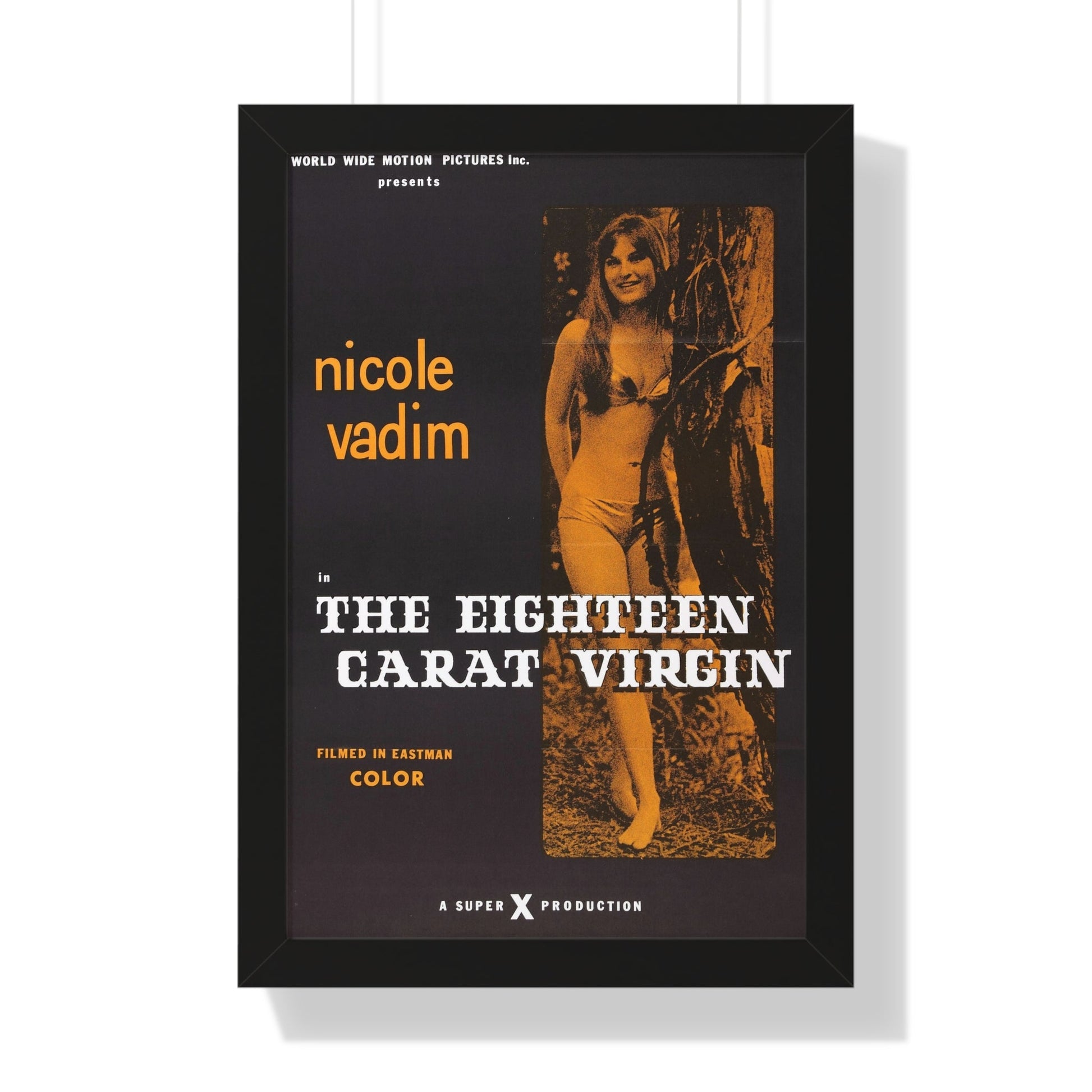 THE EIGHTEEN CARAT VIRGIN 1971 - Framed Movie Poster-16″ x 24″-The Sticker Space