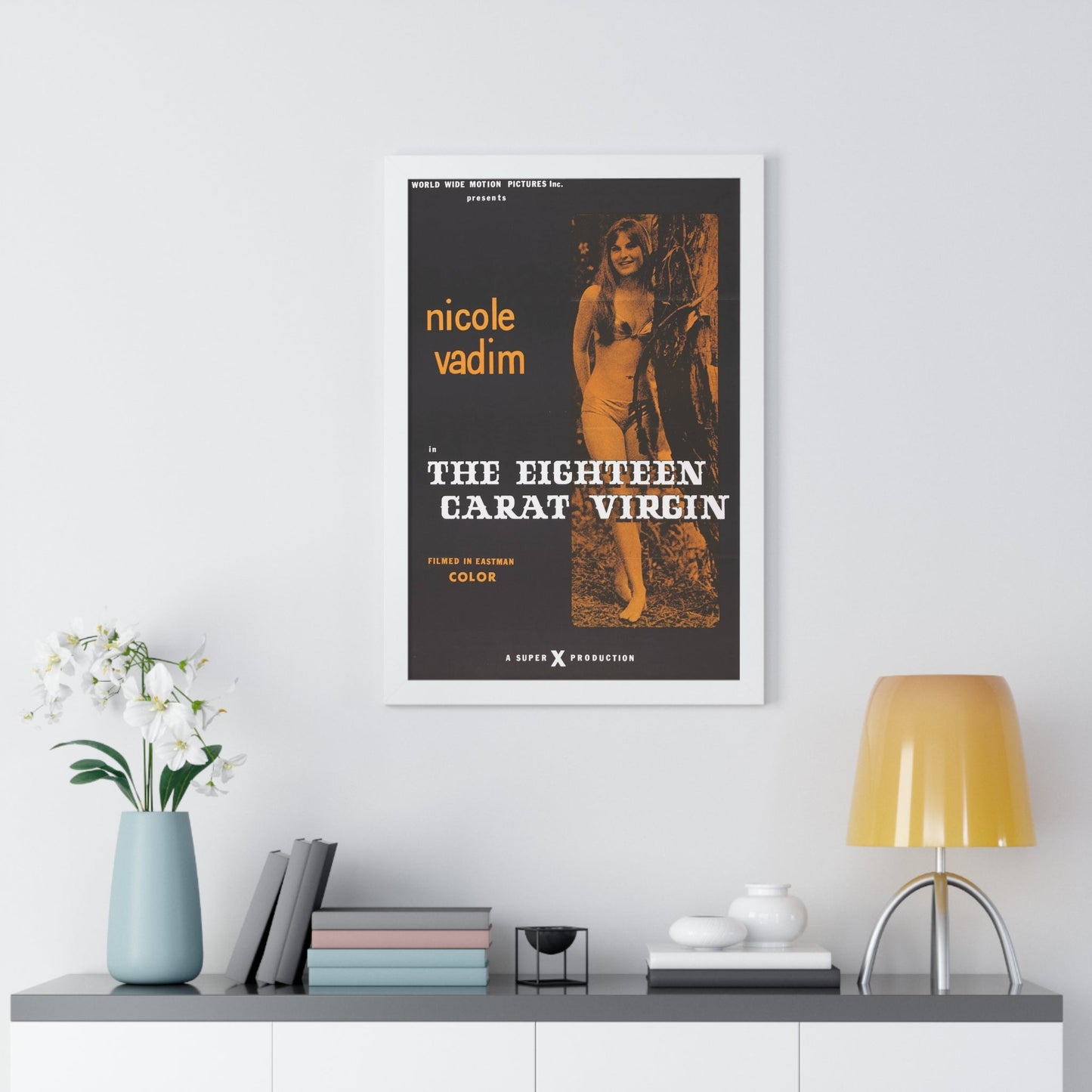 THE EIGHTEEN CARAT VIRGIN 1971 - Framed Movie Poster-The Sticker Space