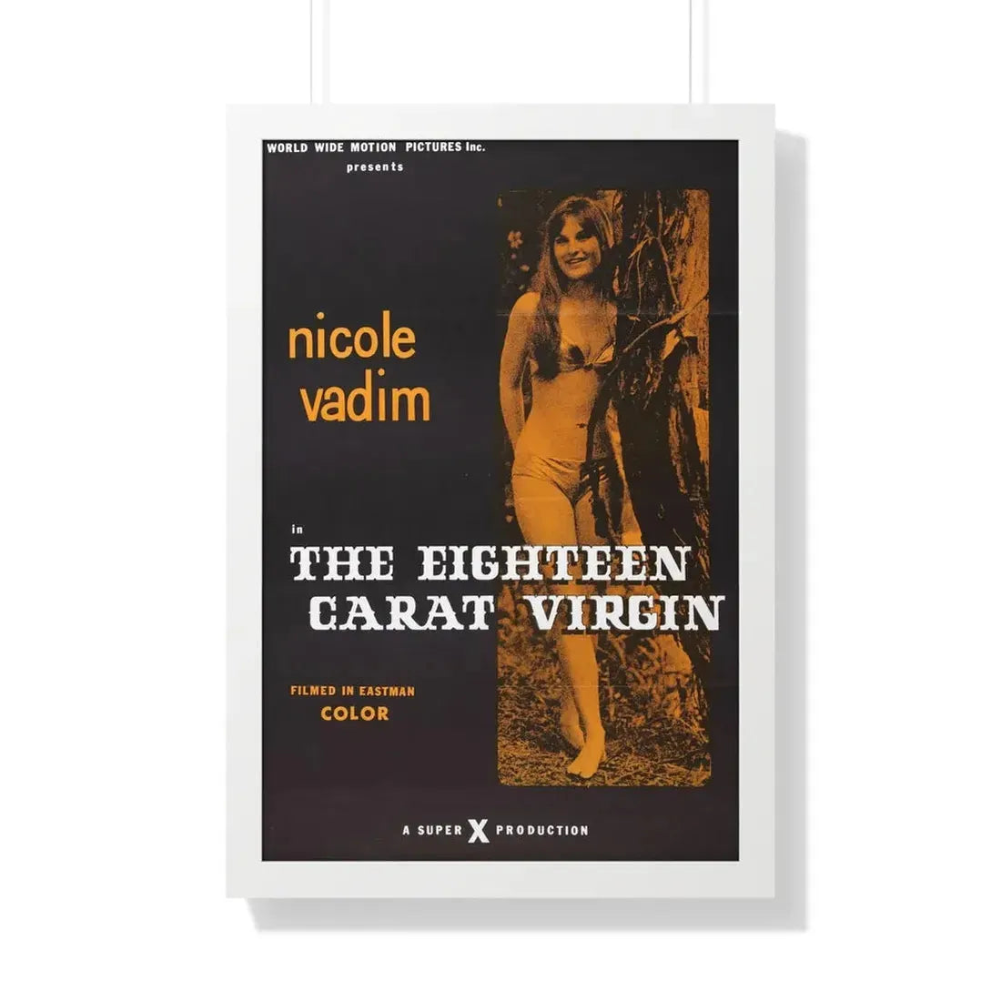 THE EIGHTEEN CARAT VIRGIN 1971 - Framed Movie Poster 20" x 30" White - The Sticker Space