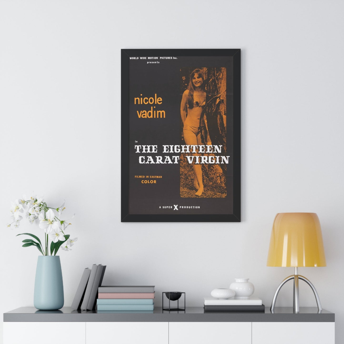 THE EIGHTEEN CARAT VIRGIN 1971 - Framed Movie Poster-The Sticker Space