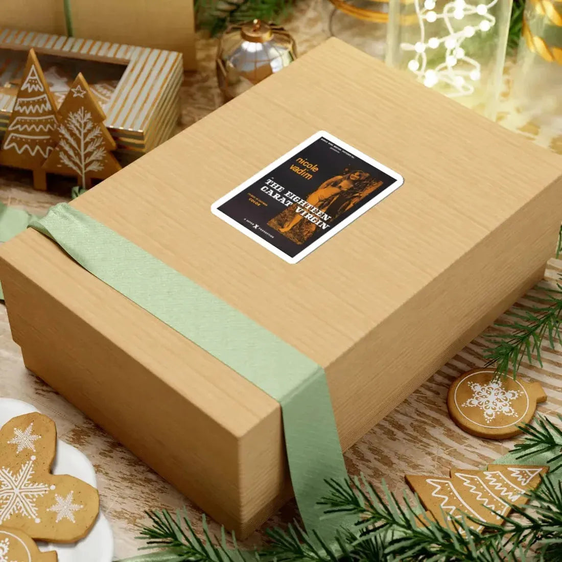 THE EIGHTEEN CARAT VIRGIN 1971 Movie Poster - STICKER Vinyl Kiss-Cut Decal - The Sticker Space