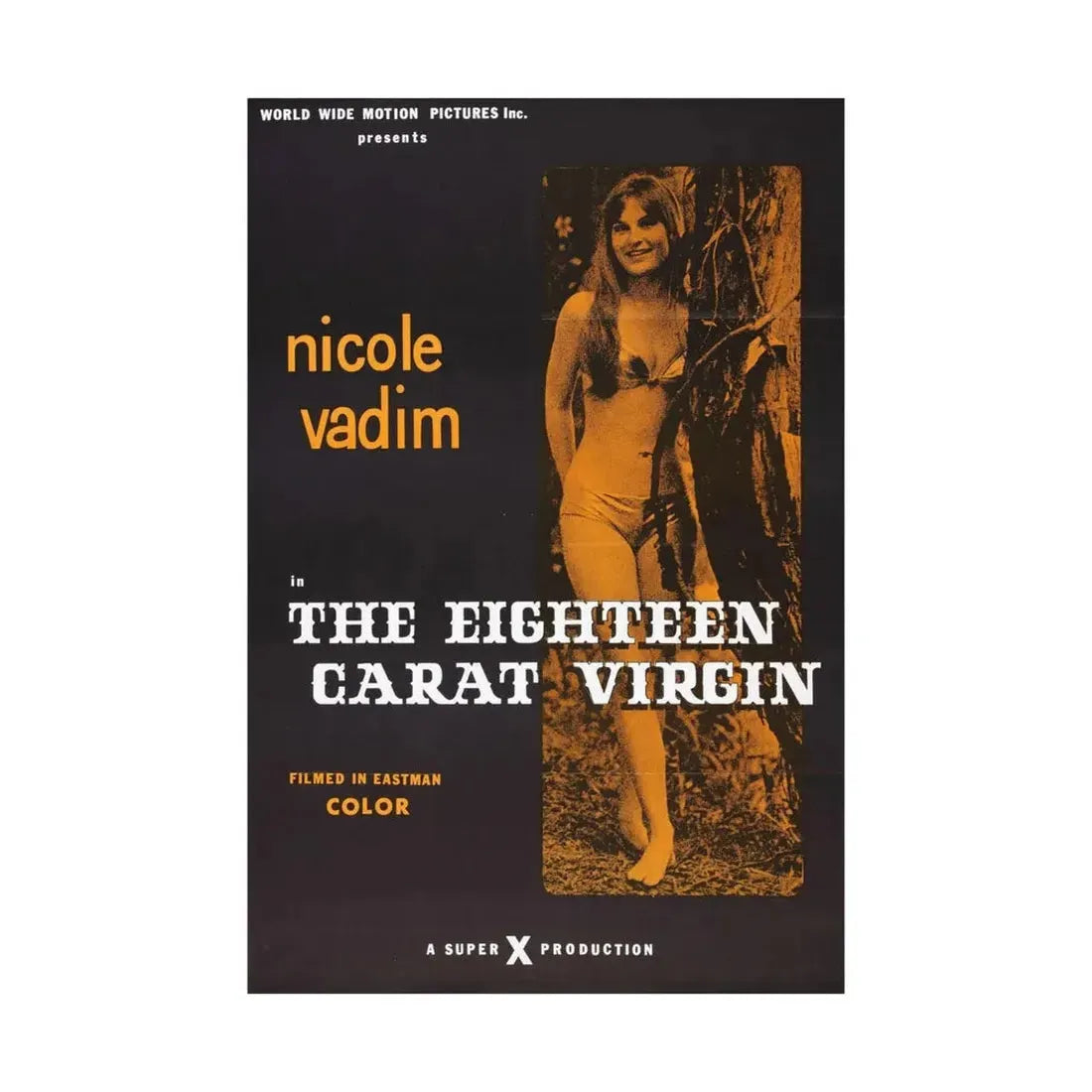 THE EIGHTEEN CARAT VIRGIN 1971 - Paper Movie Poster - The Sticker Space