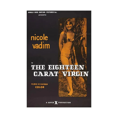 THE EIGHTEEN CARAT VIRGIN 1971 - Paper Movie Poster - The Sticker Space
