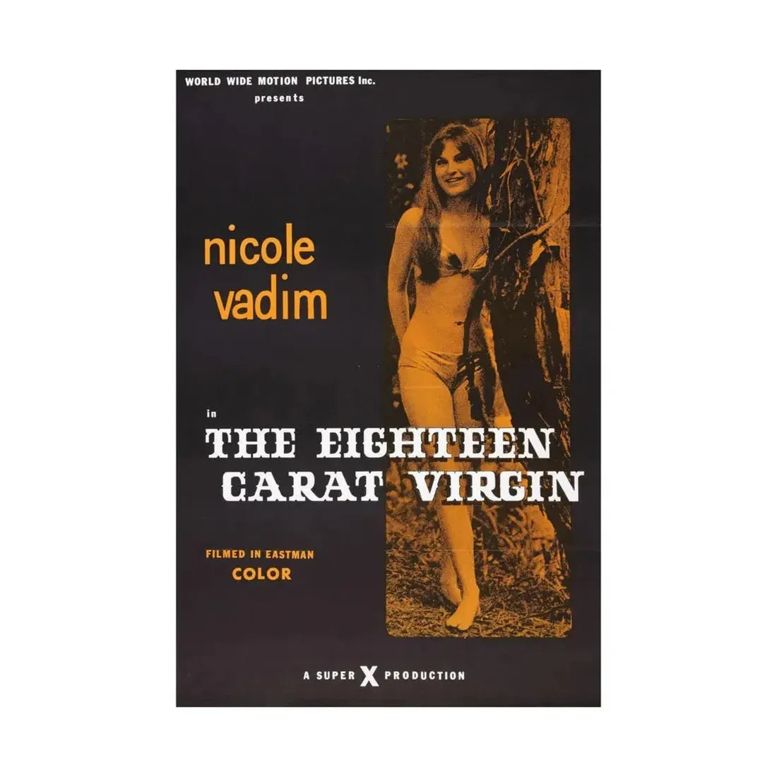 THE EIGHTEEN CARAT VIRGIN 1971 - Paper Movie Poster - The Sticker Space