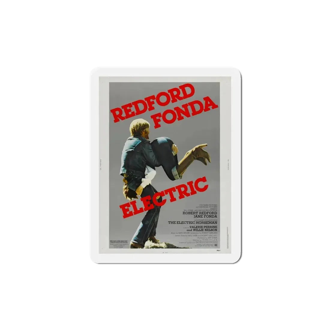 The Electric Horseman 1979 Movie Poster Refrigerator Magnet 5 Inch - The Sticker Space