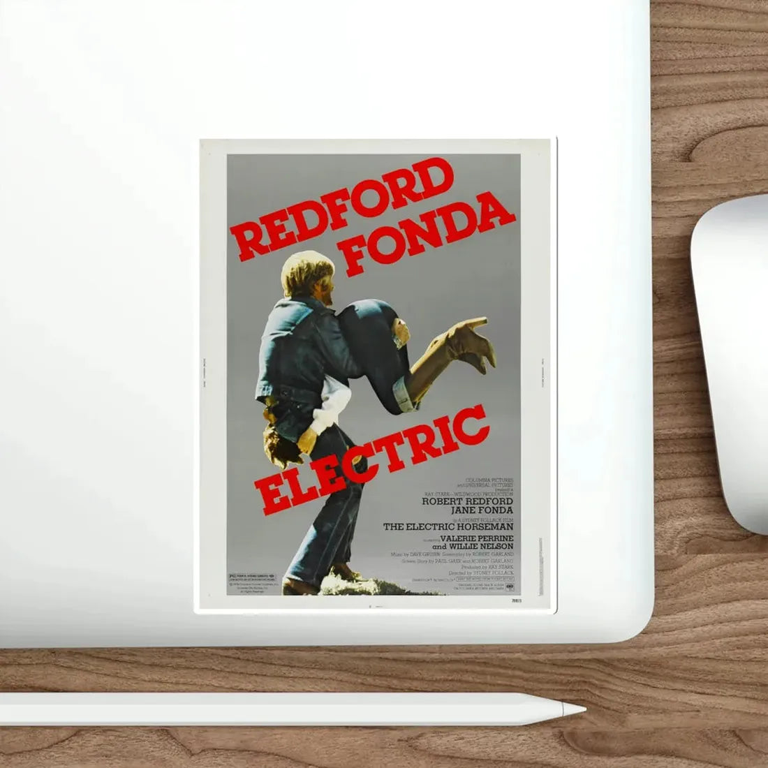 The Electric Horseman 1979 Movie Poster STICKER Vinyl Die-Cut Decal - The Sticker Space