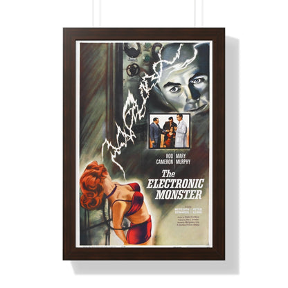 THE ELECTRONIC MONSTER 1958 - Framed Movie Poster-16″ x 24″-The Sticker Space