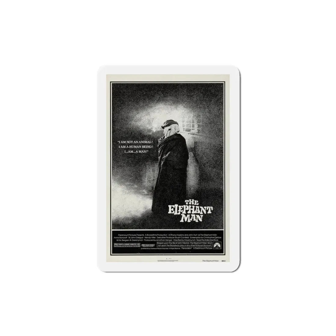 The Elephant Man 1980 Movie Poster Refrigerator Magnet 3 Inch - The Sticker Space