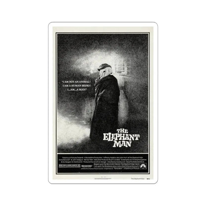The Elephant Man 1980 Movie Poster - STICKER Vinyl Kiss-Cut Decal 3 Inch White - The Sticker Space