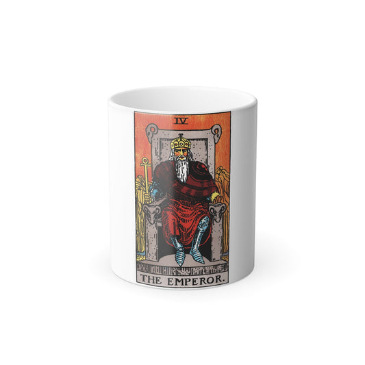 The Emperor (Tarot Card) Color Changing Mug 11oz-11oz-The Sticker Space