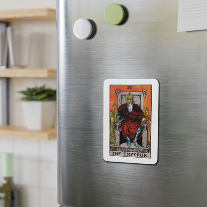 The Emperor (Tarot Card) Die-Cut Magnet-The Sticker Space