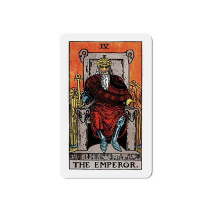 The Emperor (Tarot Card) Die-Cut Magnet-2 Inch-The Sticker Space