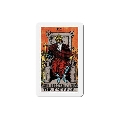 The Emperor (Tarot Card) Die-Cut Magnet-6 Inch-The Sticker Space