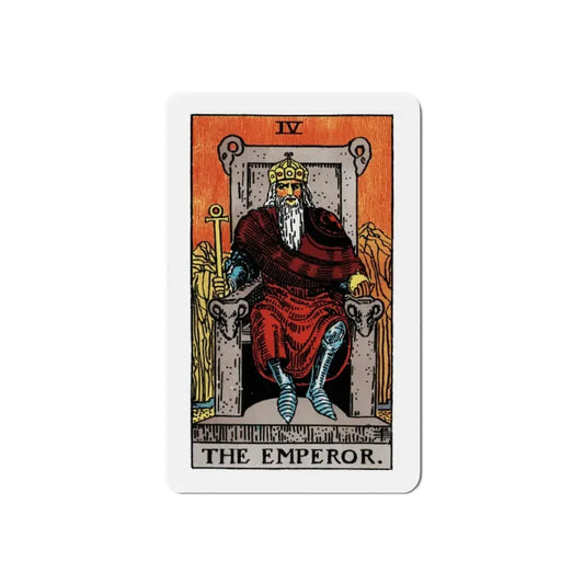 The Emperor (Tarot Card) Refrigerator Magnet 2 Inch - The Sticker Space