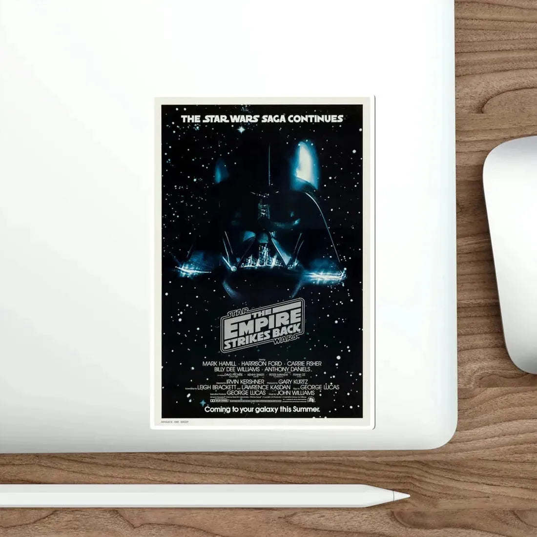 The Empire Strikes Back 1980 Movie Poster STICKER Vinyl Die-Cut Decal - The Sticker Space