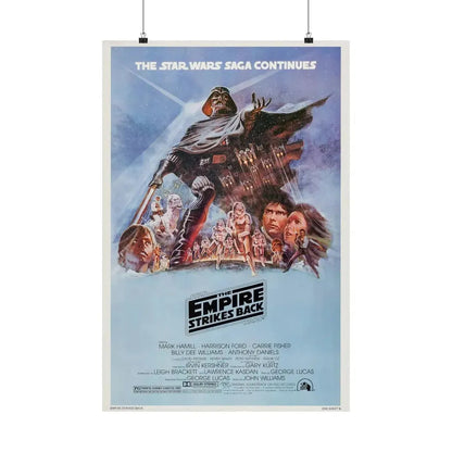 THE EMPIRE STRIKES BACK 1980 - Paper Movie Poster 20″ x 30″ Matte - The Sticker Space