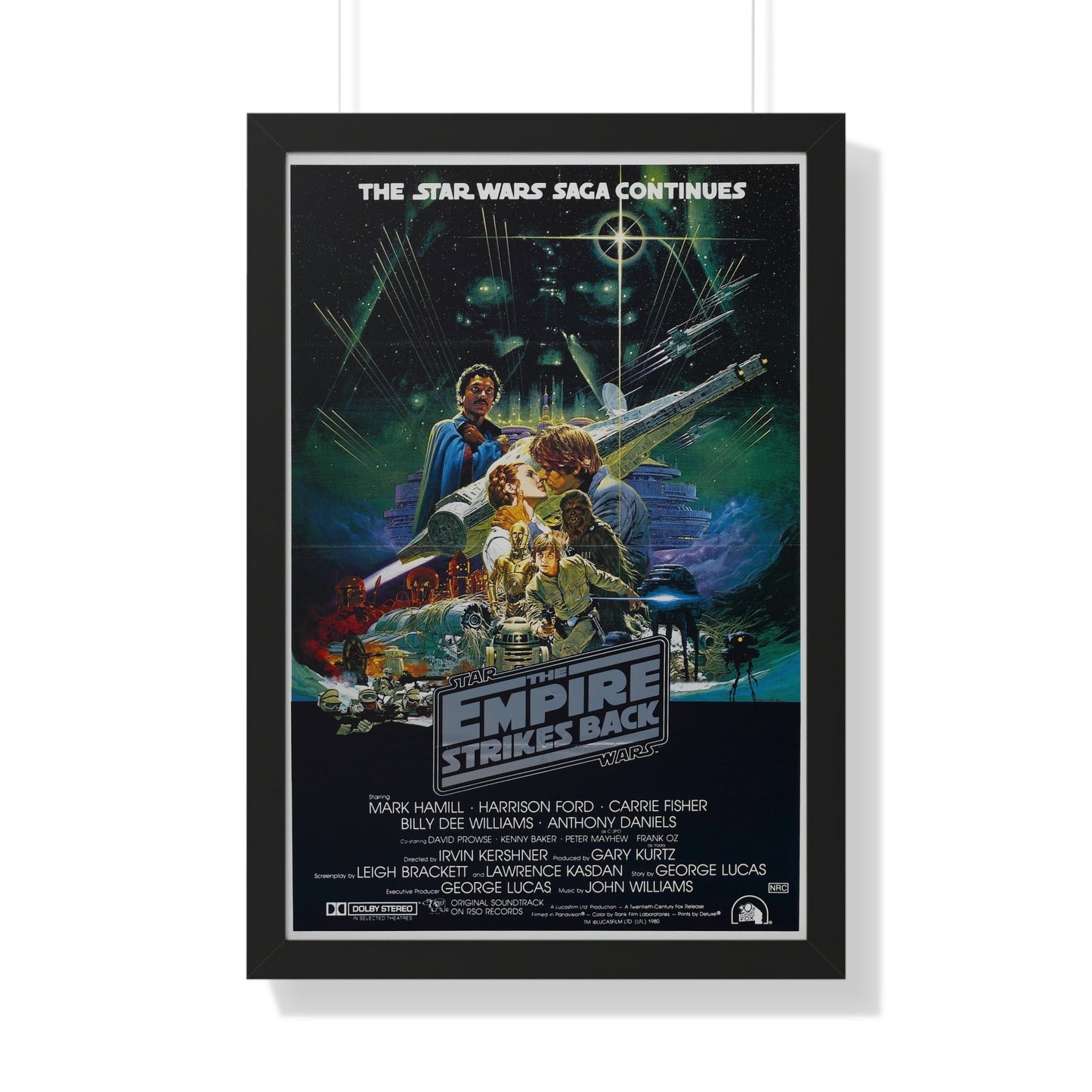 THE EMPIRE STRIKES BACK (2) 1980 - Framed Movie Poster-20" x 30"-The Sticker Space