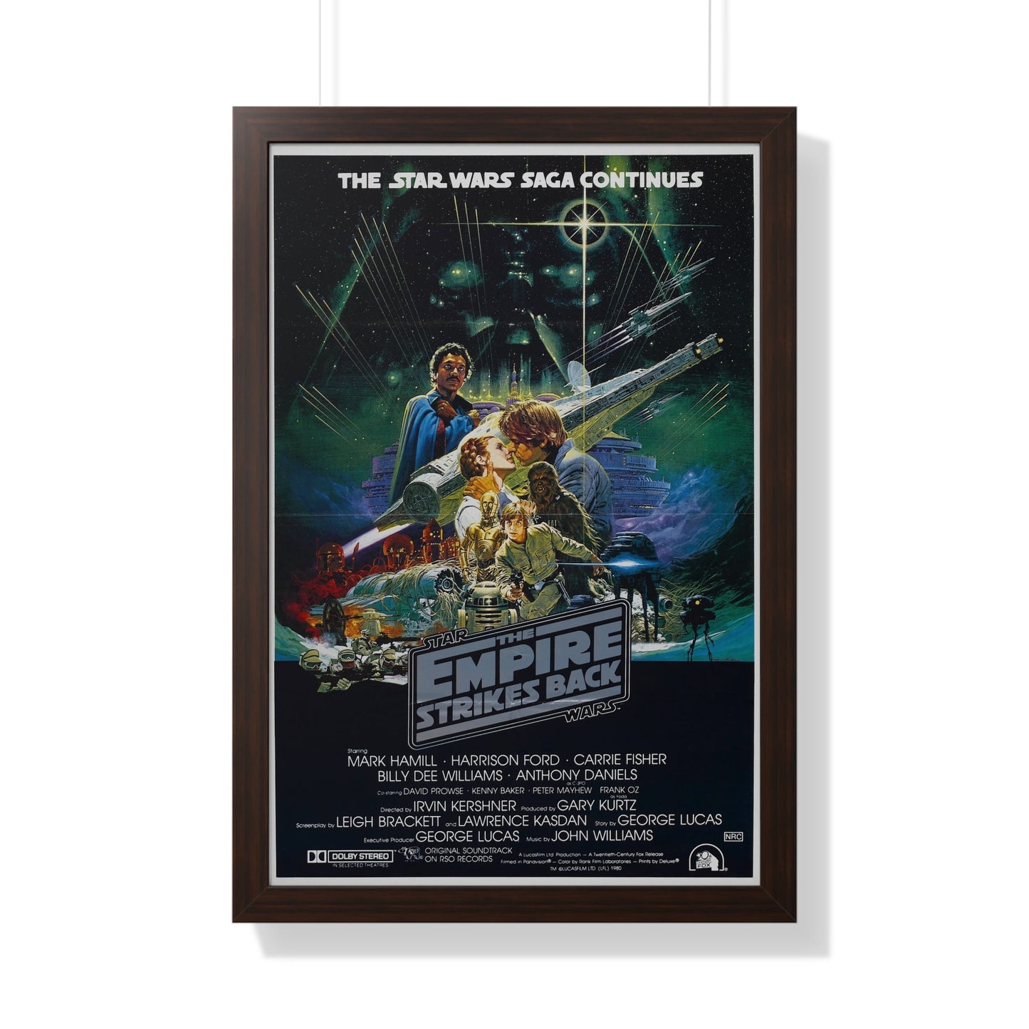 THE EMPIRE STRIKES BACK (2) 1980 - Framed Movie Poster-20" x 30"-The Sticker Space