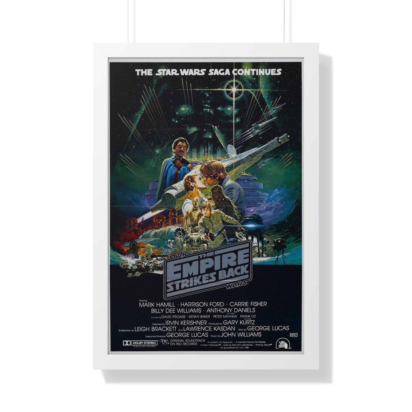 THE EMPIRE STRIKES BACK (2) 1980 - Framed Movie Poster-20" x 30"-The Sticker Space