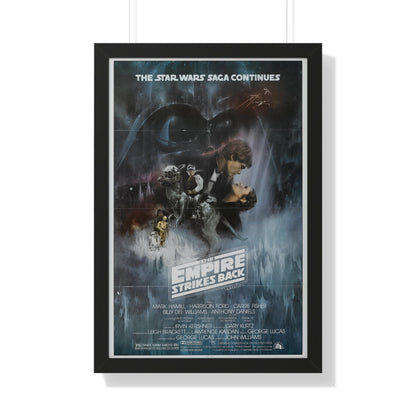 THE EMPIRE STRIKES BACK (3) 1980 - Framed Movie Poster-20" x 30"-The Sticker Space