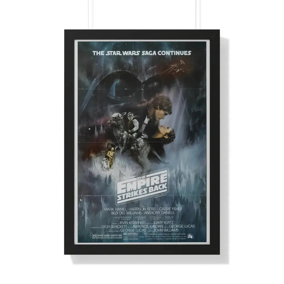 THE EMPIRE STRIKES BACK (3) 1980 - Framed Movie Poster 20" x 30" Black - The Sticker Space