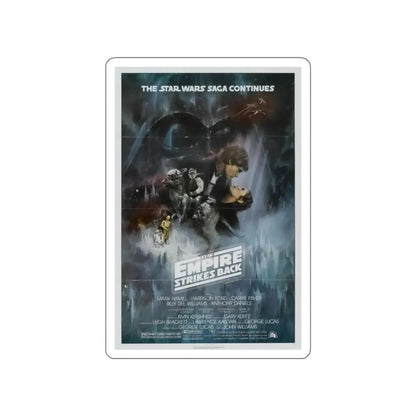 THE EMPIRE STRIKES BACK (3) 1980 Movie Poster STICKER Vinyl Die-Cut Decal 2 Inch - The Sticker Space