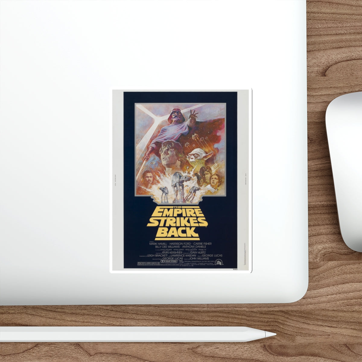 THE EMPIRE STRIKES BACK (4) 1980 Movie Poster STICKER Vinyl Die-Cut Decal-The Sticker Space