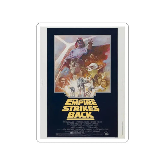 THE EMPIRE STRIKES BACK (4) 1980 Movie Poster STICKER Vinyl Die-Cut Decal 2 Inch - The Sticker Space