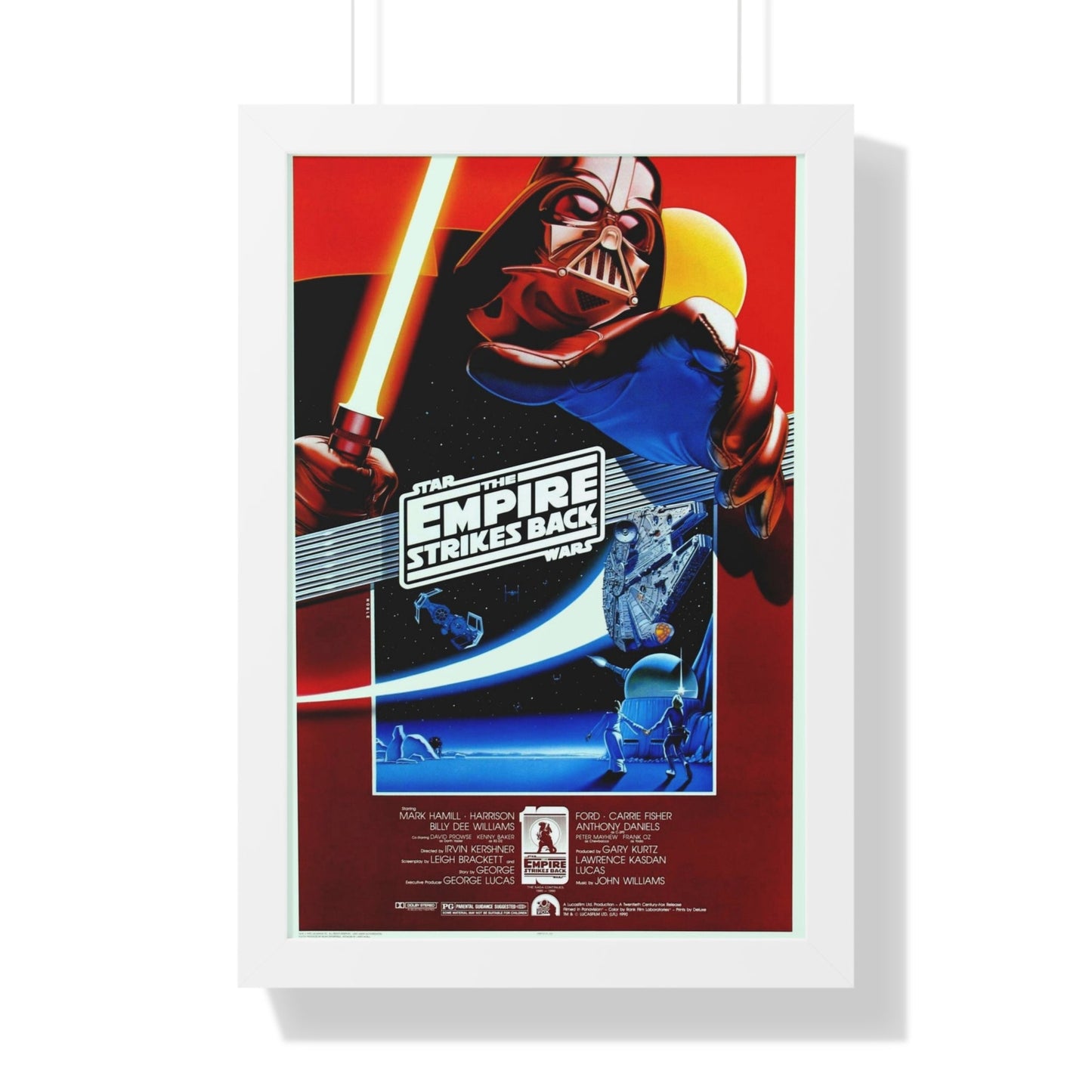 THE EMPIRE STRIKES BACK (5) 1980 - Framed Movie Poster-16″ x 24″-The Sticker Space