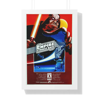 THE EMPIRE STRIKES BACK (5) 1980 - Framed Movie Poster 16″ x 24″ White - The Sticker Space