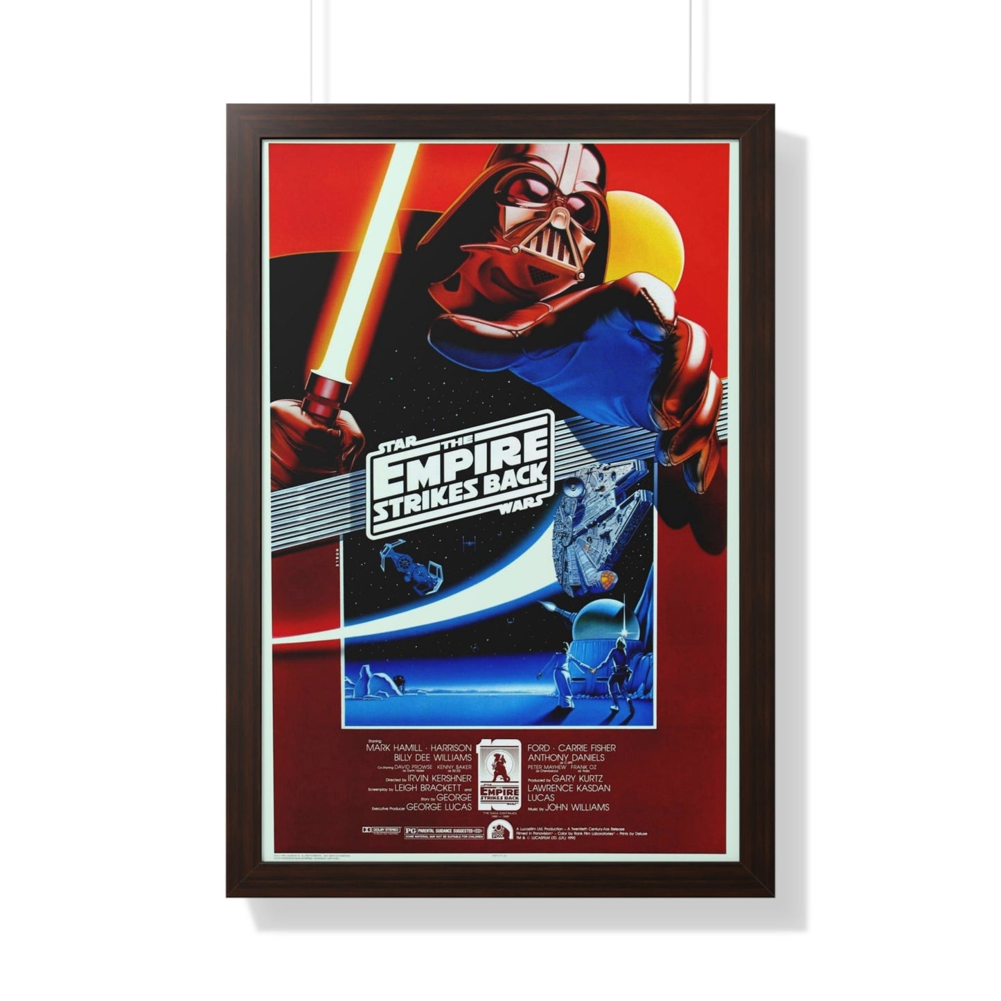 THE EMPIRE STRIKES BACK (5) 1980 - Framed Movie Poster-20" x 30"-The Sticker Space