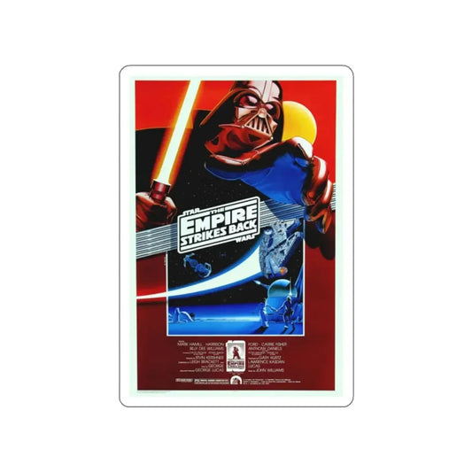 THE EMPIRE STRIKES BACK (5) 1980 Movie Poster STICKER Vinyl Die-Cut Decal 2 Inch - The Sticker Space