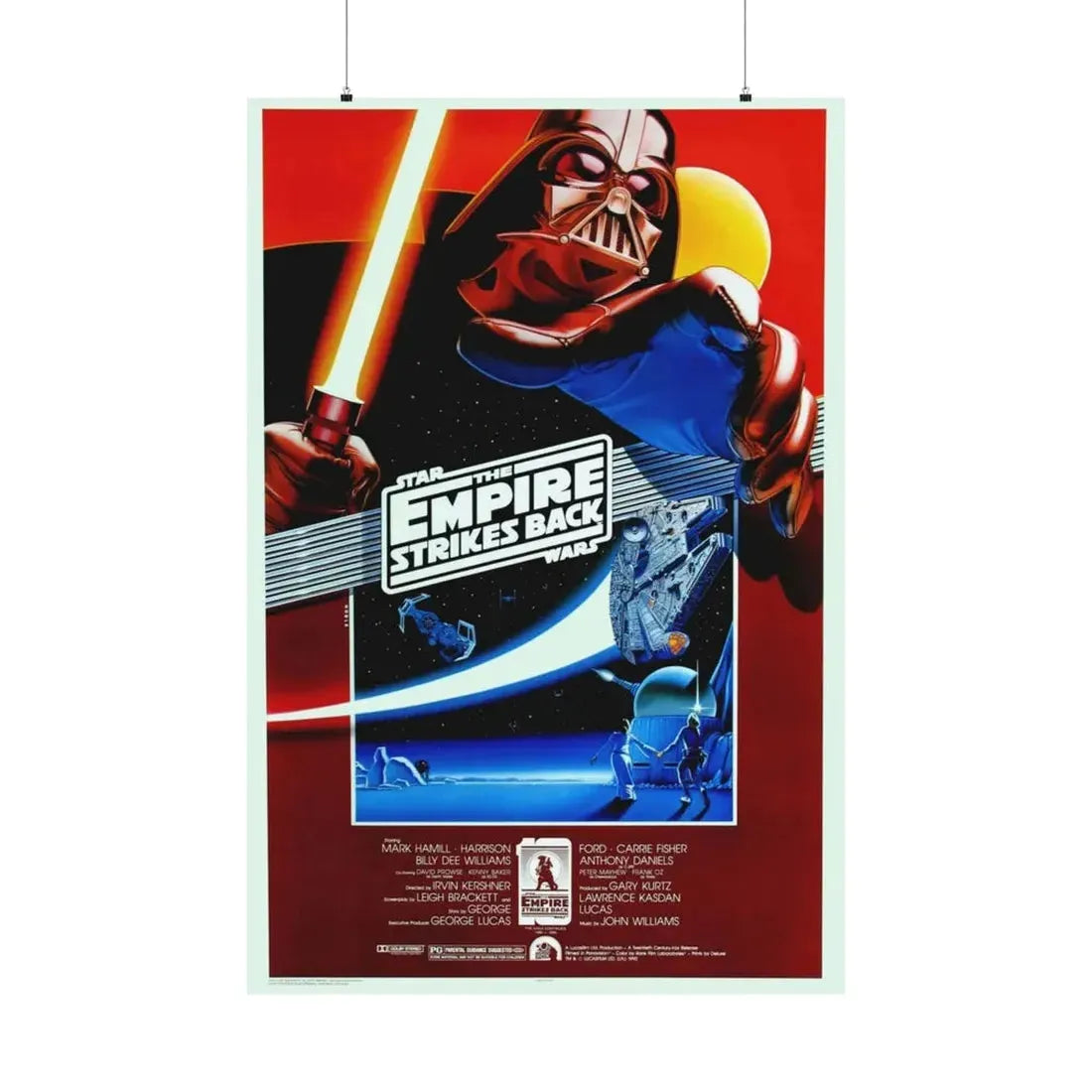 THE EMPIRE STRIKES BACK (5) 1980 - Paper Movie Poster 36" x 54" Matte - The Sticker Space