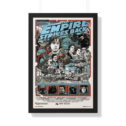 THE EMPIRE STRIKES BACK (ALAMO) 1980 - Framed Movie Poster-20" x 30"-The Sticker Space