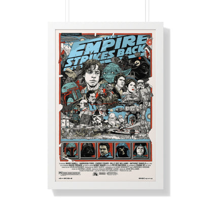 THE EMPIRE STRIKES BACK (ALAMO) 1980 - Framed Movie Poster-20" x 30"-The Sticker Space