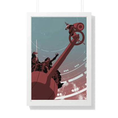 THE EMPIRE STRIKES BACK (ALAMO TEASER) 1980 - Framed Movie Poster 20" x 30" White - The Sticker Space