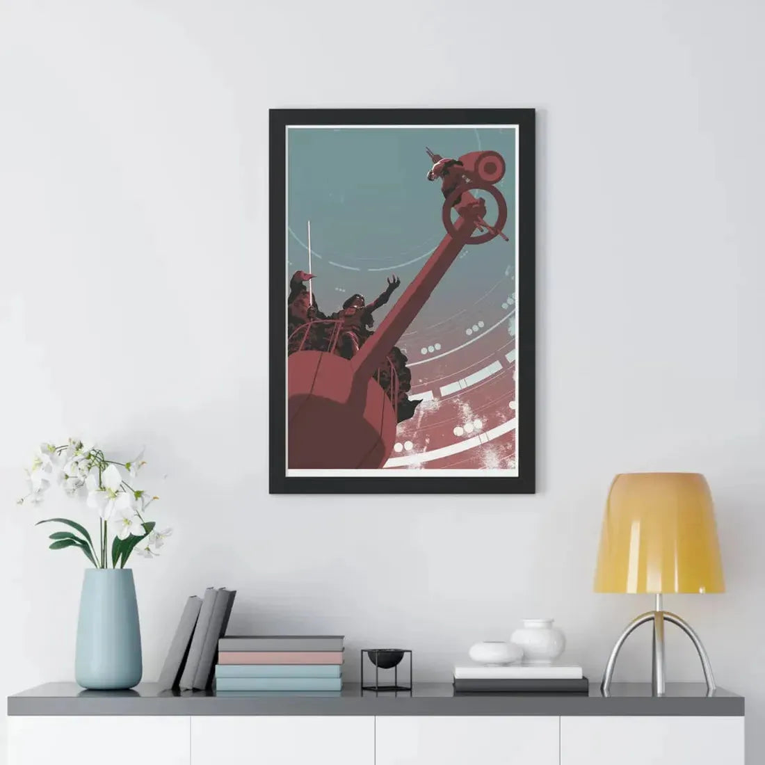 THE EMPIRE STRIKES BACK (ALAMO TEASER) 1980 - Framed Movie Poster - The Sticker Space