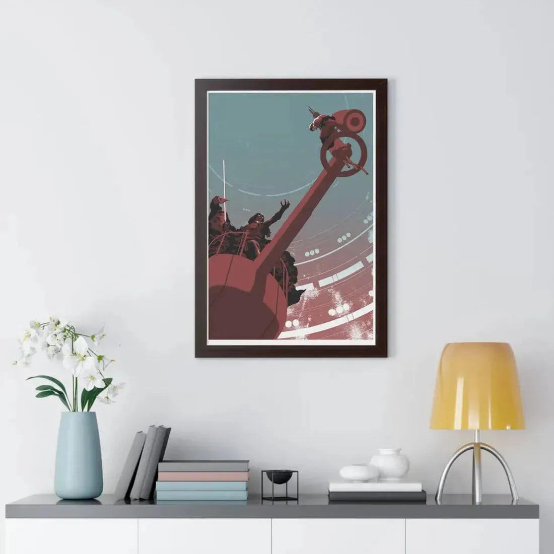 THE EMPIRE STRIKES BACK (ALAMO TEASER) 1980 - Framed Movie Poster - The Sticker Space