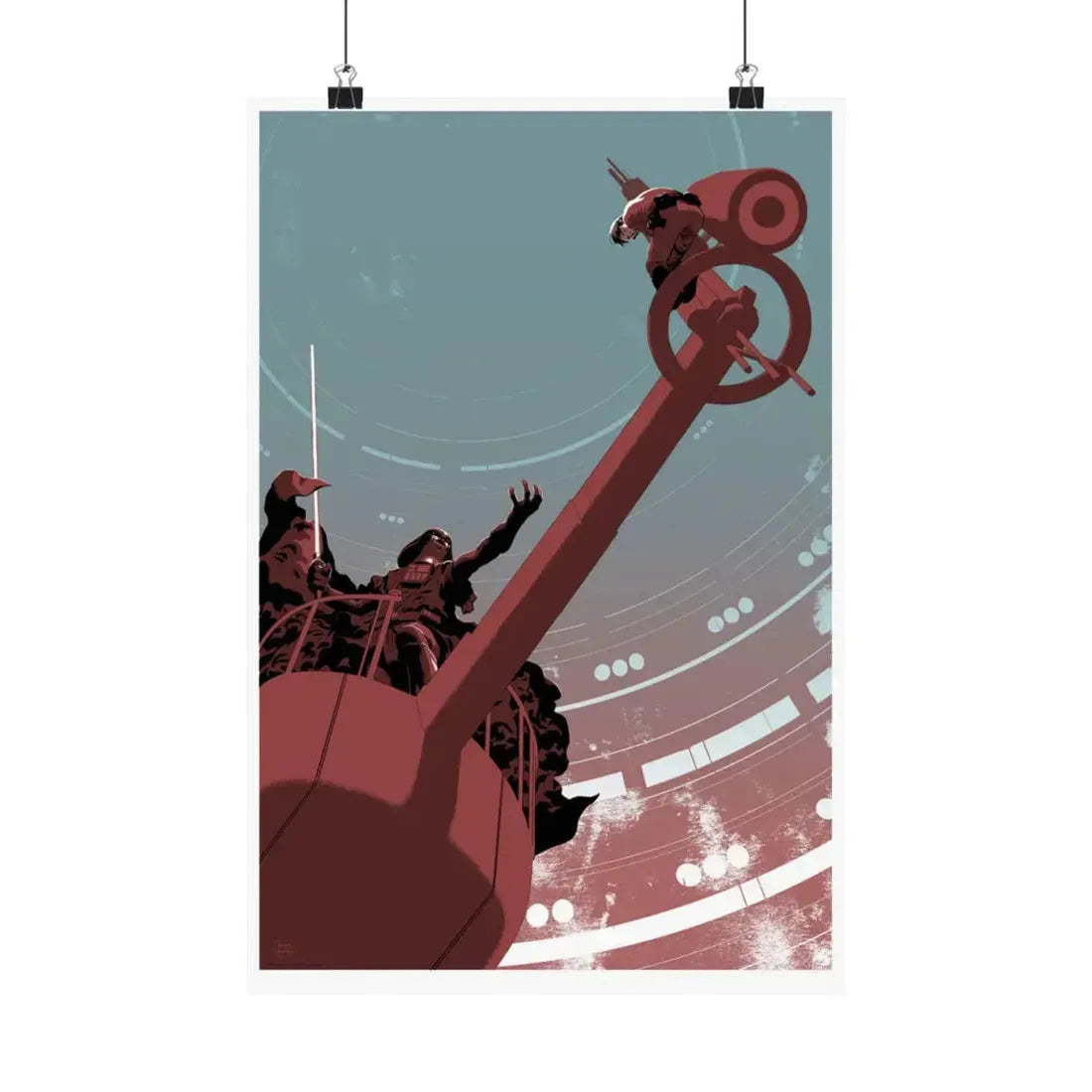 THE EMPIRE STRIKES BACK (ALAMO TEASER) 1980 - Paper Movie Poster 12″ x 18″ Matte - The Sticker Space