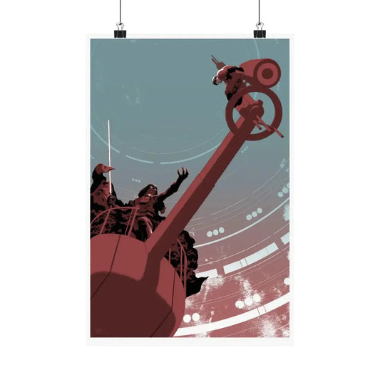 THE EMPIRE STRIKES BACK (ALAMO TEASER) 1980 - Paper Movie Poster 12″ x 18″ Matte - The Sticker Space