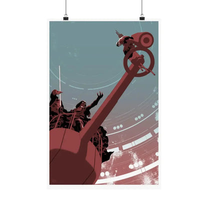 THE EMPIRE STRIKES BACK (ALAMO TEASER) 1980 - Paper Movie Poster 16″ x 24″ Matte - The Sticker Space