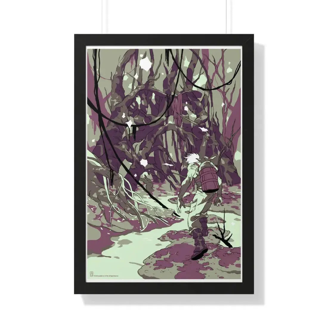 THE EMPIRE STRIKES BACK (ALAMO TEASER 2) 1980 - Framed Movie Poster 20" x 30" Black - The Sticker Space